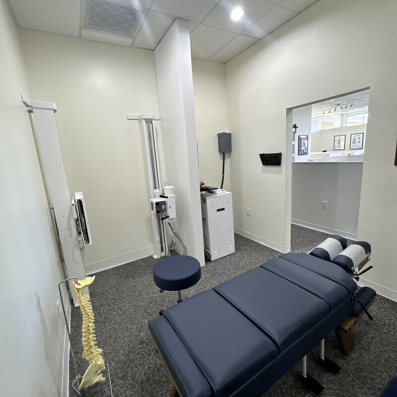 Treatment tables at Vertebre Chiropractic Studio